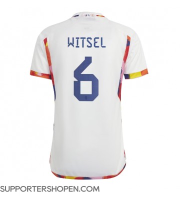 Belgien Axel Witsel #6 Borta Matchtröja VM 2022 Kortärmad